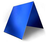 Piastra In Lega Di Alluminio Anodizzato Blu, Lamiera Di Alluminio 5052 Spessore 0,5/0,8/1/1,5/2 Mm 100×100 200×200 200×300 300×300mm(100x100x2mm 5Pcs)