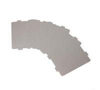 Piastra in mica per microonde, 10 x 10 cm, resistente al calore, guida d'onda (5 pezzi)