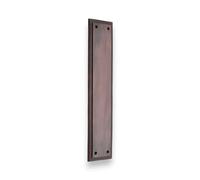 Piastra in ottone massiccio da 5 mm, in stile georgiano, 285 x 67 mm (bronzo anticato)