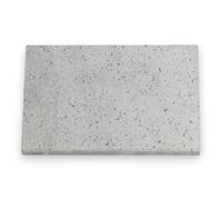 Piastra in pietra lavica per uso alimetare barbecue con scanalatura