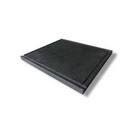PIASTRA IN PIETRA LAVICA - REFRATTARIA DELL'ETNA PER FORMO ELETTRICO GAS BARBECUE, BISTECCHIERA PER PIZZA E CARNE - VARIE MISURE SPESSORE CM02 Pietra lavica per barbecue (50 x 50 cm 02)