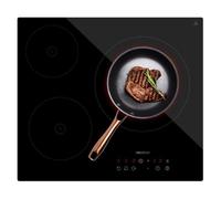 Piastra in vetroceramica Cecotec Bolero Squad V 3001 3 zone 5700W Touch Control Nero