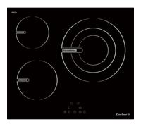 Piastra in Vetroceramica Corberó CCVG3BL574 3 Zone Touch Control Nero 60 cm