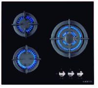 PIASTRA INCASSO A GAS JOCEL JP3GV009029 3 FUOCHI VETRO TEMPERATO