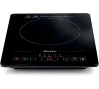 Ariete 1997 Piastra a induzione singola portatile, Vetroceramica, 2000W, 10 livelli di potenza, Timer fino a 4 ore, Sicurezza bambini, 5 programmi, Nero