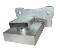 PIASTRA INFERIORE CON PERNO QUADRO