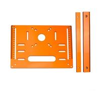 Piastra inferiore di taglio accurato compatibile con macchine per la lavorazione del legno e per il taglio della pietra, con costruzione solida senza foratura necessaria per un'installazione rapida (1