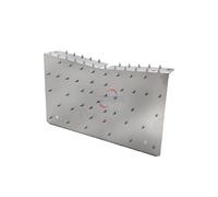 PIASTRA INOX CON PUNTINE PER BRACCIO AFFETTATRICE ABM MOD.UNIQUE