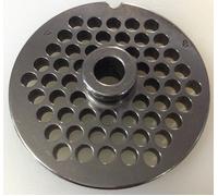 REBER PIASTRA TRAFILA PIASTRA TC. 32 D. 8 INOX ACCIAIO INOX 18/42 per tritacarne elettrico n.32 diametro fori:8 millimetri