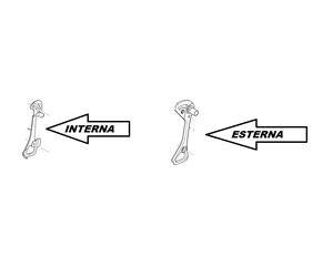 Piastra INTERNA O ESTERNA SHIMANO GS RD-6800 RICAMBIO CAMBIO ULTEGRA
