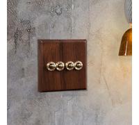 Piastra Interruttore Illuminazione in Legno, Piastra Decorativa Da Parete,
