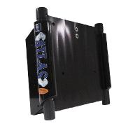 Piastra Jack T-H Marine ATLAS 8" SetBack Idraulica Nera Lucida Anodi AHJ-8V-B-DP