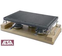 Piastra Lavica Rett. Stand Cm.23X37 Vassoio Legno Ilsa