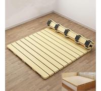 Piastra letto doppio traspirante a prova di umidità 74,8 cm 199,9 cm Heavy Duty pieghevole classificato scheletro duro letto supporto bordo legno letto king queen giapponese pavimento futon materasso