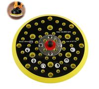 Piastra Levigatrice a 52 Fori, Platorello Base di Levigatura da 150 mm per Levigatrices Mirka CEROS DEROS, Filettatura da 5/16 di Pollice 150 mm Disco di Levigaturas per Platorello con Base a 52 foris