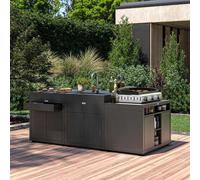 Piastra liscia amalia pro gas 375 inox