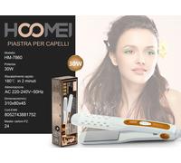 Piastra Lisciante per Capelli Ceramica Wet Dry 30W Riscaldamento Rapido