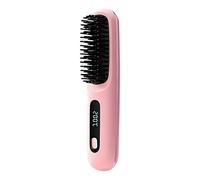 Piastra lisciante per capelli portatile - Pettine lisciante da viaggio | Spazzola termica per lisciare senza filo per stilizzarsi a casa Viaggio e Salone Donna E Regali