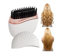 Piastra lisciante portatile per capelli, mini piastra per capelli, mini ferro senza fili, pettine tascabile, ricaricabile tramite USB, due impostazioni di temperatura, specchio integrato, levigante