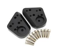Piastra Manubrio Nera Silver Eurowagens per BMW R1200RT R1150RT R1100RT