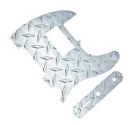 Piastra metallica a uno strato 8 fori per battipenna humbucker per chitarra for For TL con piastra di controllo e viti Parti di Chitarra Elettrica (Color : 02)