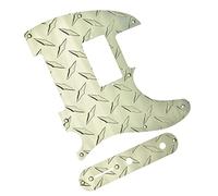 Piastra metallica a uno strato 8 fori per battipenna humbucker per chitarra for For TL con piastra di controllo e viti Professionale Battipenna per Chitarra Elettrica (Color : 01)