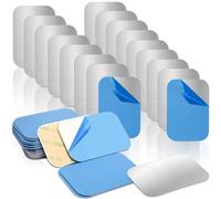 Piastra metallica da 100 pezzi, swihorab, per smartphone e tablet, autoadesiva, universale, per veicolo, acciaio inossidabile, 65 x 45 mm, 0,3 mm