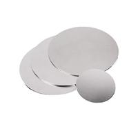 Piastra metallica rotonda e piatta in lamiera di ferro A3 - Diametro 15 cm, perfetta for progetti artistici in metallo e fai da te(1mm)