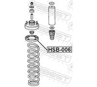 Piastra molla Superiore HSB-006 FEBEST per HONDA CRX III CIVIC V Hatchback S2000