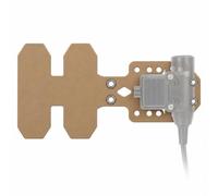 Piastra Molle PTT Universale,Supporto Push-to-Talk Equipaggiamento Tattico | Compatibile MOLLE,Fori di Montaggio Multipli,Cordino Elastico,Profilo Basso,Posizionamento Flessibile