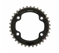 Piastra MTB 4 bracci d.96 per Shimano XT M8000 doppio 34T esterno originale 11v.