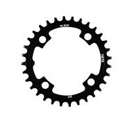 Piastra MTB 4 bracci d.96 per sunrace 32dts mono mx 12-11-10v. in alluminio comp