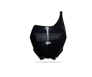 Piastra numero frontale POLISPORT nera Yamaha