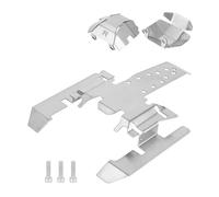 Piastra Paramotore Copertura Telaio + Asse Per Vanquish H10 Optic 1/10 | Kit piastre paramotore sottoscocca acciaio inox spessore protezione telaio assali sentieri rocciosi Ricambi