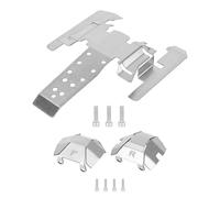 Piastra Paramotore Copertura Telaio + Asse Per Vanquish H10 Optic 1/10 | Kit piastre paramotore sottoscocca acciaio inox spessore protezione telaio assali sentieri rocciosi Accessori