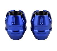 Piastra Paramotore Moto Sfera di protezione anticaduta per marmitta scooter adatta per Honda FORZA 300 250 NSS350 Modifica dell'asse anteriore Motociclette protezioni motore(Blue,A)