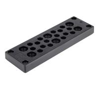 Piastra passacavi multipla LAPP SKINTOP® MULTI Versione 2 52220073 Ø max. terminali 16 mm Policarbonato 1 pz