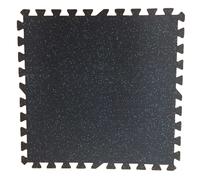 Piastra Pavimento Antitrauma in Gomma, 100cm x 100cm, Spessore 7mm, SBR, 10% Verde EPDM
