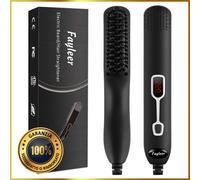 Piastra per Barba Spazzola Lisciante Elettrica ANTI SCOTTATURA Pettine per Barba