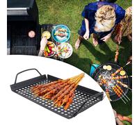 Piastra per barbecue con fori Padella portatile per arrostire in campeggio