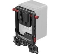 Piastra per batteria girevole SmallRig 6273 con attacco V-Mount, doppio bloccaggio V-Lock e morsetto a doppia asta da 15 mm.