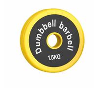 Piastra per Bilanciere Ergonomico, 1,5 Kg × 1 Disco | Robusto, Disco Gommato, Resistente Agli Urti, Dischi da Allenamento, per palestra domestica