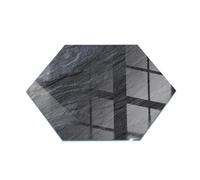 Piastra per Camino di Vetro Temperato 40 cm Resistente a Scintille e Graffi Protezione del Pavimento dal Calore Premium Design Elegante e Sicuro - Texture della superficie della pietra