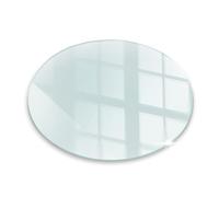 Piastra per Camino di Vetro Temperato ⌀ 80 cm Resistente a Scintille e Graffi Protezione del Pavimento dal Calore Design Elegante e Sicuro Premium Transparent