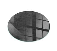 Piastra per camino e stufa ⌀60 cm Protezione del Pavimento di Vetro Temperato Rotonda Resistente a Scintille Design Elegante Resistente alle Alte Temperature - Struttura della pietra