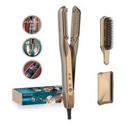 Cecotec Piastra e Asciugacapelli per Capelli AirLisse 2in1 ForceDry Duo. 1000 W, 112000 rpm, Motore Brushless, Flusso Aria 13 m/s, 3 Modalità, Doppia Piastra Riscaldante, Plasma, 2 Accessori