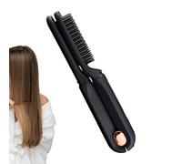 Piastra Per Capelli | 2 in 1 con Display LED Integrato e Ricaricabile | 3 Livelli di Temperatura Piastra Viaggio,Styling per Uomo Donna Capelli Corti Lunghi Ricci Mossi Casa e Viaggio