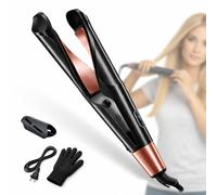 piastra per capelli 2 in 1 lisci ricci arriccia stira professionale spirale 230