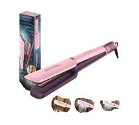 Cecotec Piastra Asciugacapelli Air Lisse Cotton Candy. Motore Brushless 600W, da Bagnati a Asciutti, Temp. Máx 230ºC, Ionica e Air&Care, Filtro Estraibile, Schermo, Blocco Piastre, Protegge i Capelli