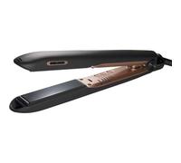 Panasonic EH-PHS9 Piastra Professionale per Capelli, Tecnologia Nanoe per Capelli Idratati, Brillanti e Setosi, 5 Livelli di Temperatura, Rivestimento in Ceramica, Autospegnimento, Nero/Oro Rosa